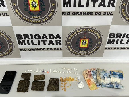Mulher é detida por tráfico de drogas em Getúlio Vargas