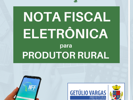 Produtores rurais devem emitir Nota Fiscal Eletrônica: Prefeitura orienta e oferece curso de capacitação