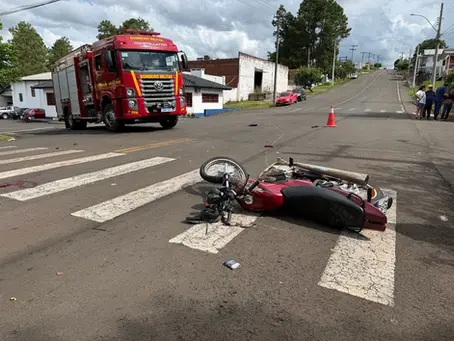 Motociclista de 39 anos morre em colisão com caminhonete em Getúlio Vargas