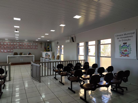 Câmara Municipal de Vereadores de Estação suspende transmissões das sessões legislativas devido às eleições de 2024