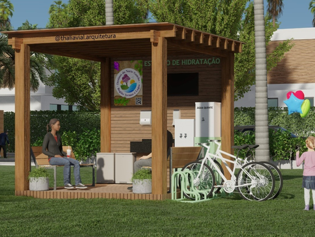 Os 32 municípios da AMAU terão Estações de Hidratação para ciclistas e população em geral