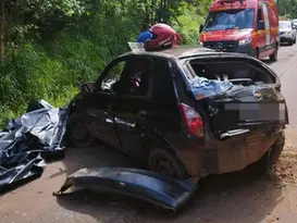 Jovem de 23 anos morre em capotamento na RS-591 em Ametista do Sul
