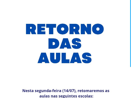 Escolas municipais de Estação retomam aulas com segurança reforçada