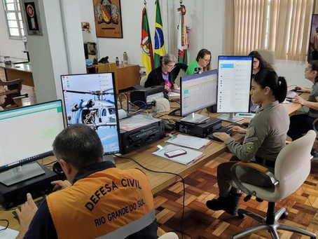 Gabinete de crise da Defesa Civil é instalado em Passo Fundo para coordenar ações e ajuda as regiões atingidas