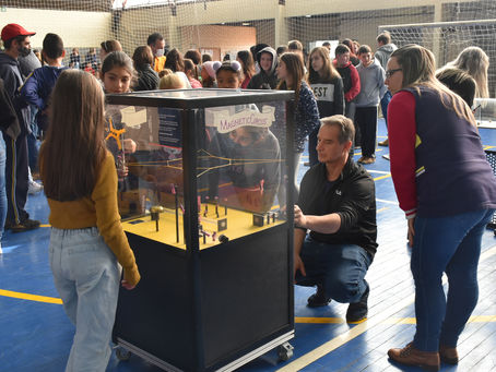 Exposição do Museu de Ciências e Tecnologia da PUC-RS está em Getúlio Vargas