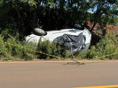 Jovem morre em capotamento na RS-450 em Getúlio Vargas