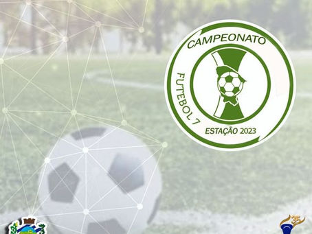 Campeonato Municipal de Futebol Sete de Estação - 2023: Inscrições abertas
