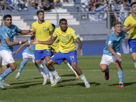Brasil perde de virada para Israel na prorrogação e fica fora do Mundial sub-20