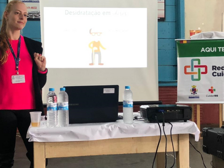 Getúlio: secretaria da Saúde promove palestra sobre Alimentação Saudável no Bairro Navegantes