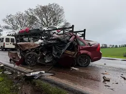 Colisão na ERS-135 resulta na morte de morador de Getúlio Vargas