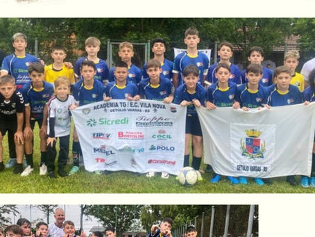 Equipe sub-12 da TG de Getulio Vargas vence por 10 a 1 e avança às semifinais da Noligafi Evolução