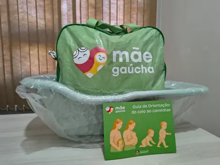 Gestantes de Floriano Peixoto recebem kits de enxoval pelo programa Mãe Gaúcha