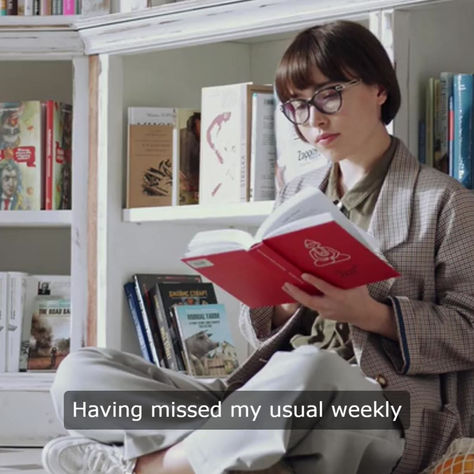 Time for this weeks reading 