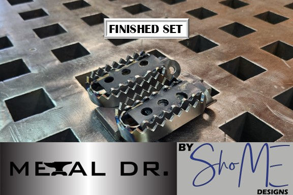 Thumbnail: Vintage Dirt Bike Foot Peg Widening Service