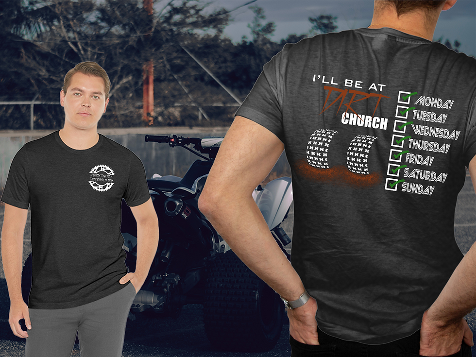 Thumbnail: Quad Dirt Church Quad racing shirt quad tshirt ATV race shirt ATV shirt