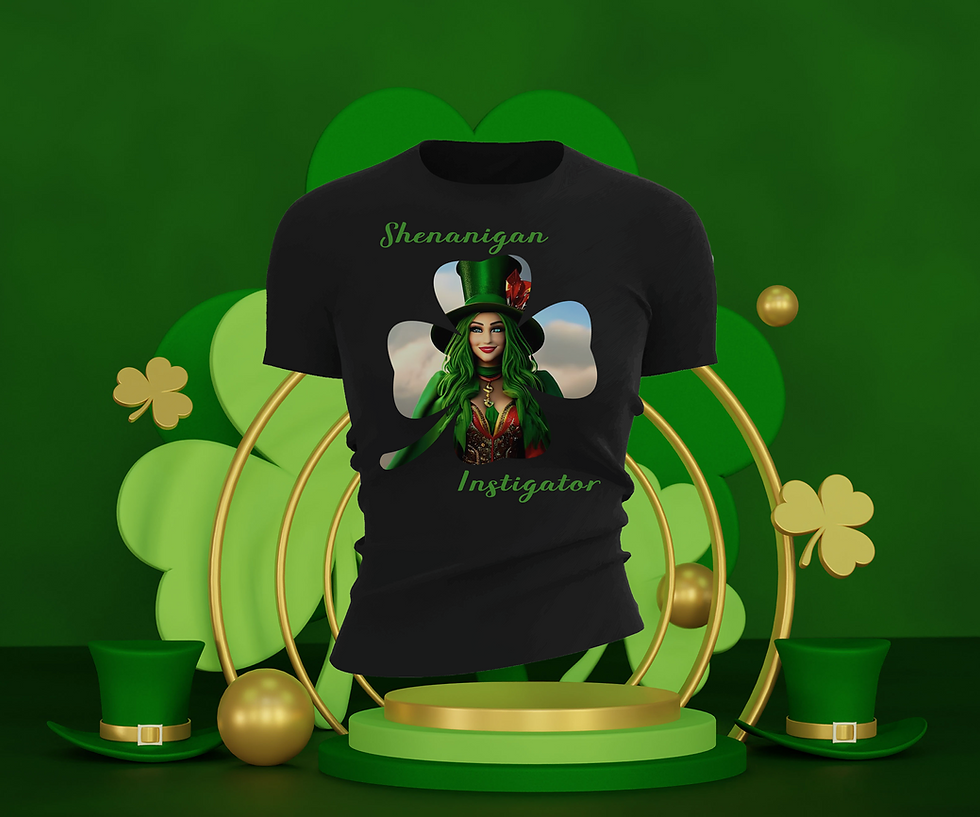 Thumbnail: St Patricks Day Tshirt Shenanigan Instigator Unisex Jersey Short Sleeve Tee