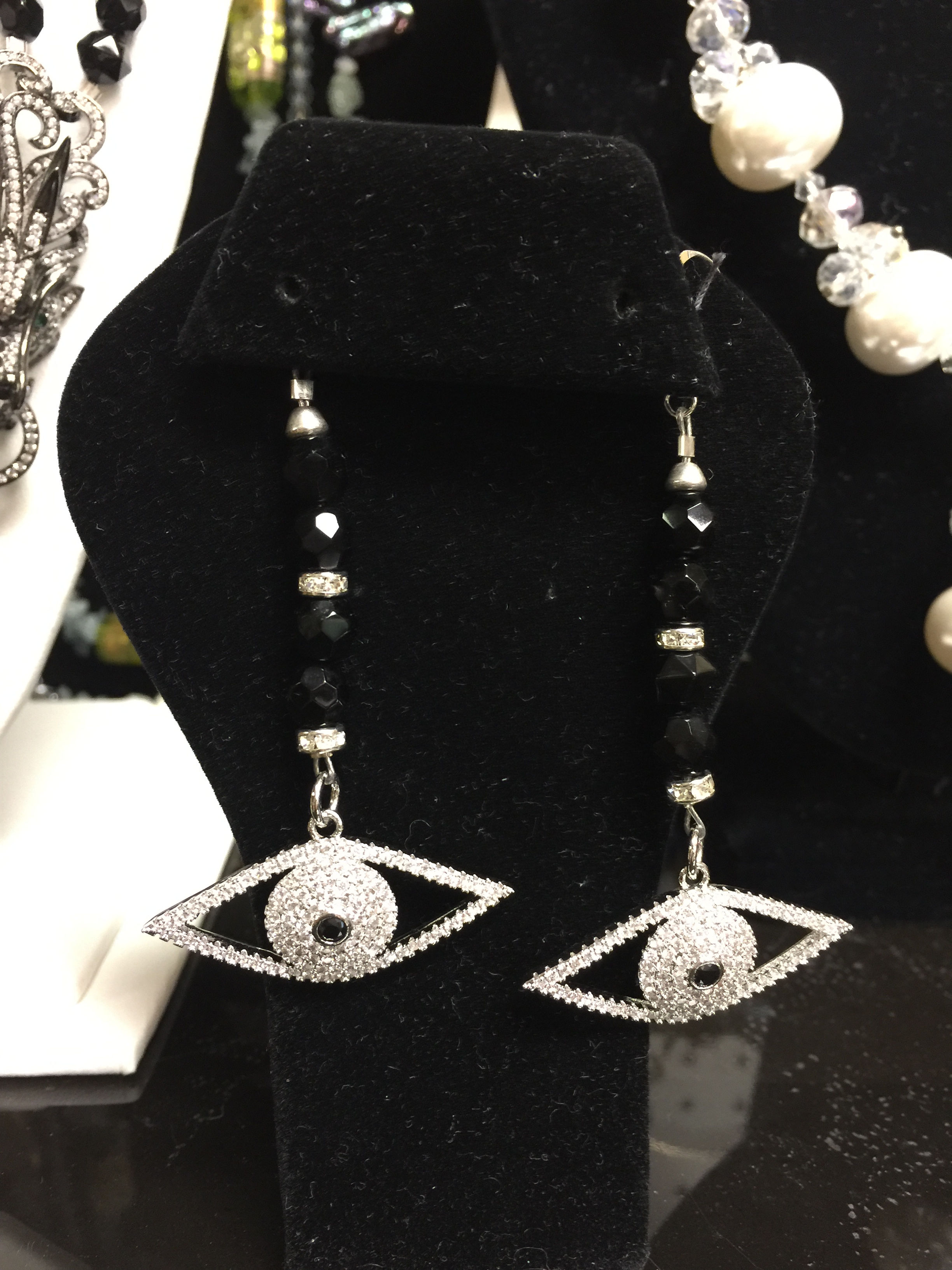 Ornate Seeing Eye Earrings