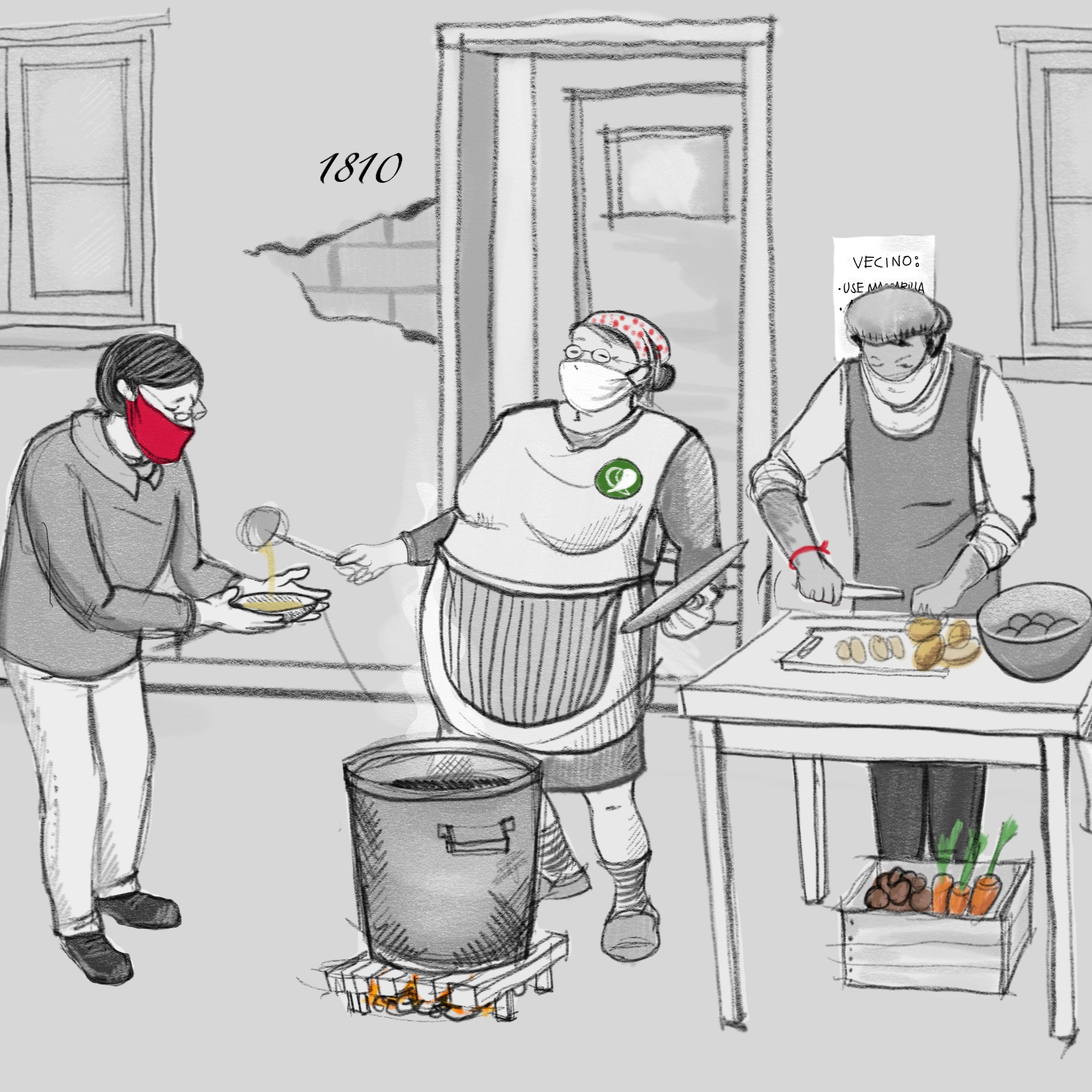 Trilogía ollas comunes