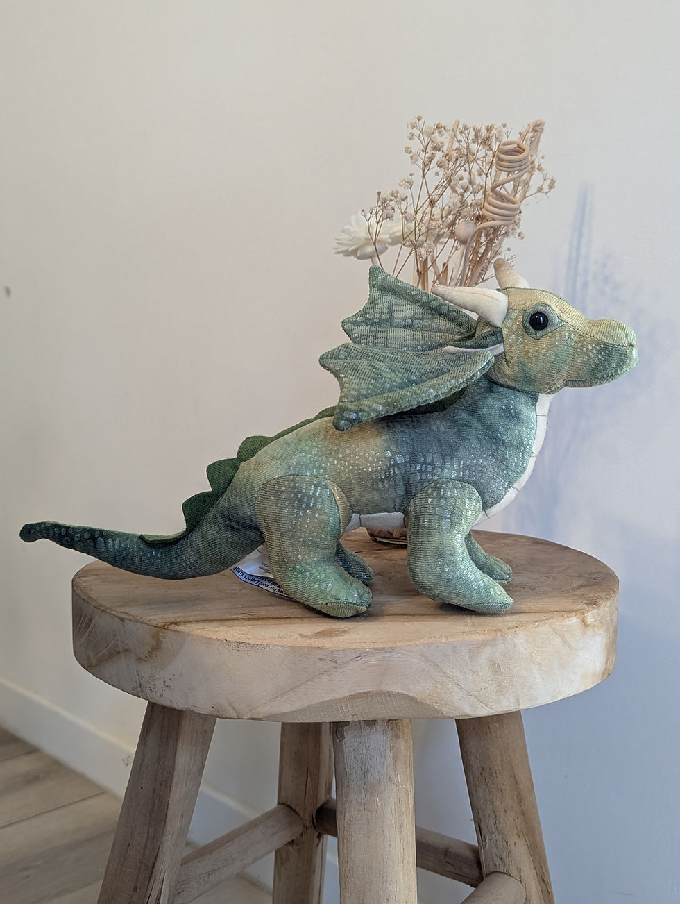 Miniature : dragon peluche vert décoration chambre enfant thème aventure