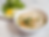 A hearty bowl of Banh Canh with thick noodles and shrimp.