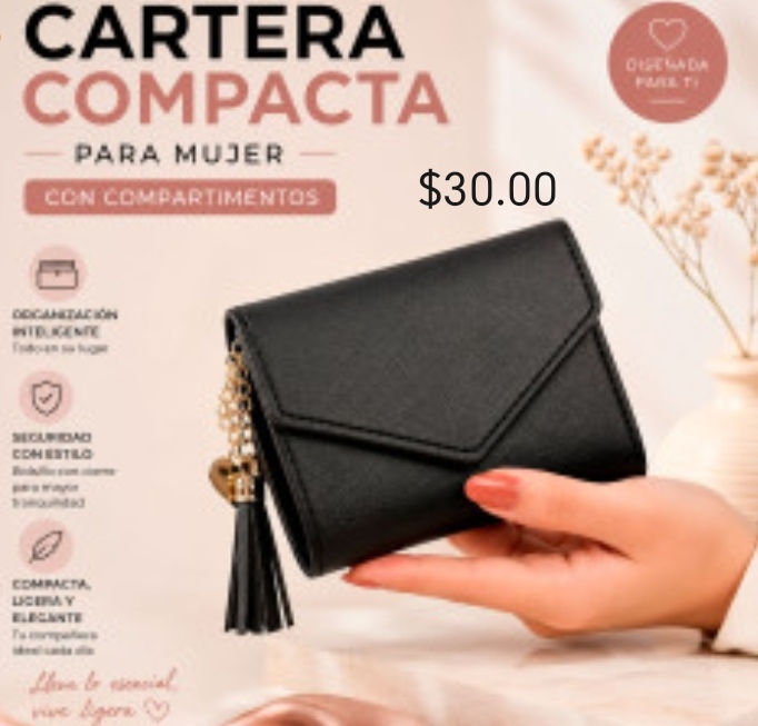 Cartera compacta 