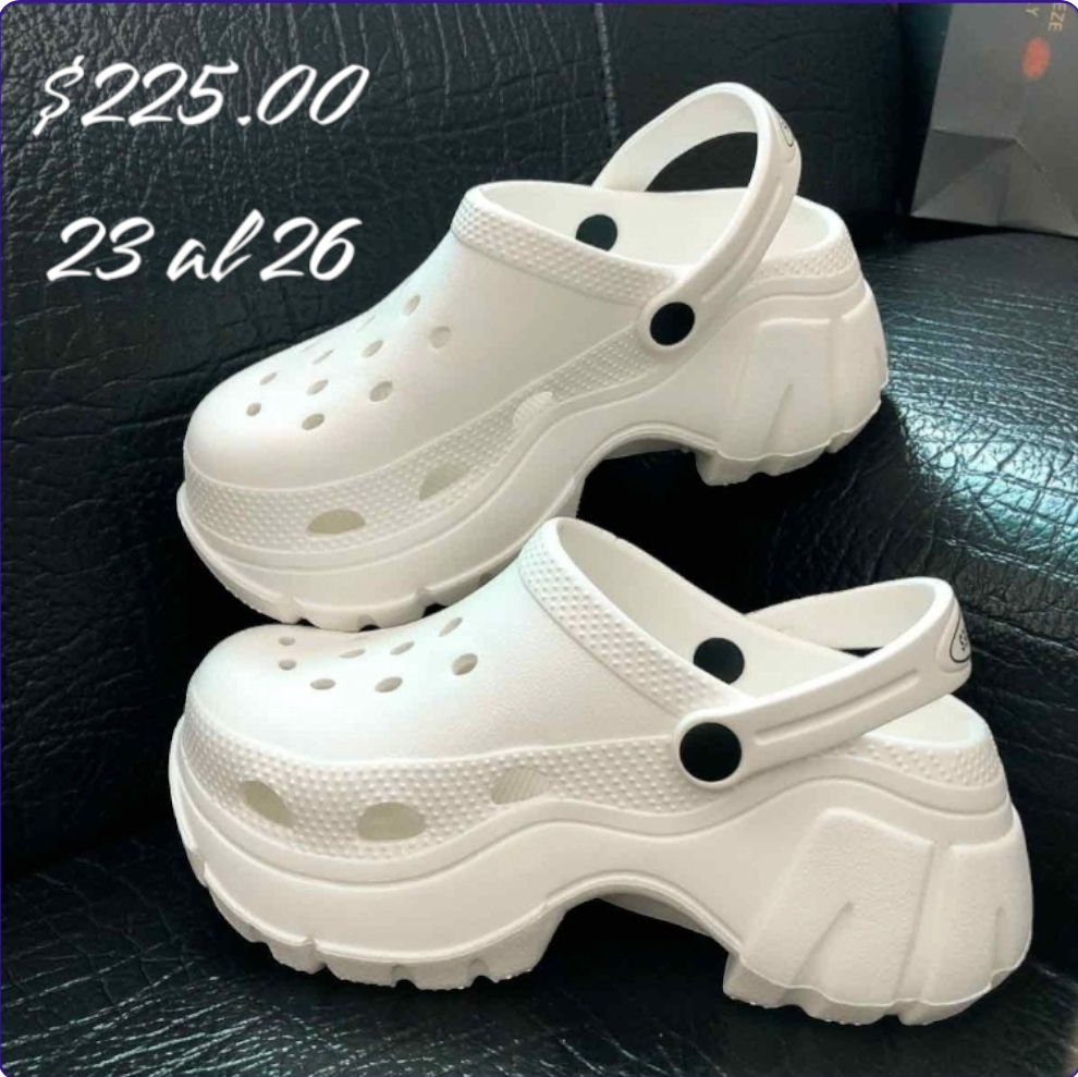 Crocs 23 al 26 ($225.00) por par 