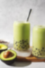 Latté Avocado Bubble Tea