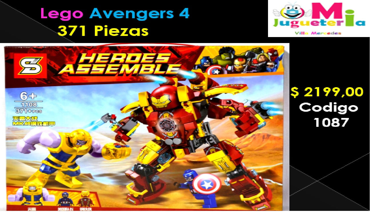 Lego Avengers 4 371 piezas