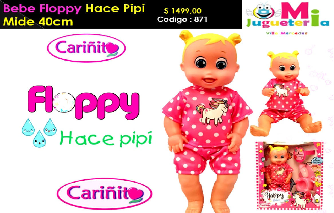 Bebe Floppy hace pipi