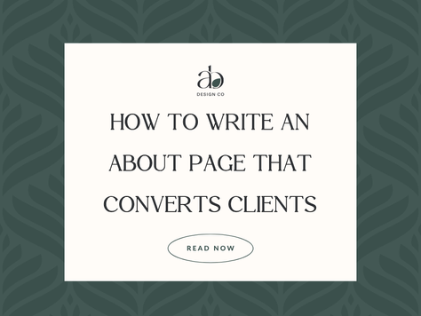 How to Write an About Page That Converts Clients (Not Just Tells Your Story)