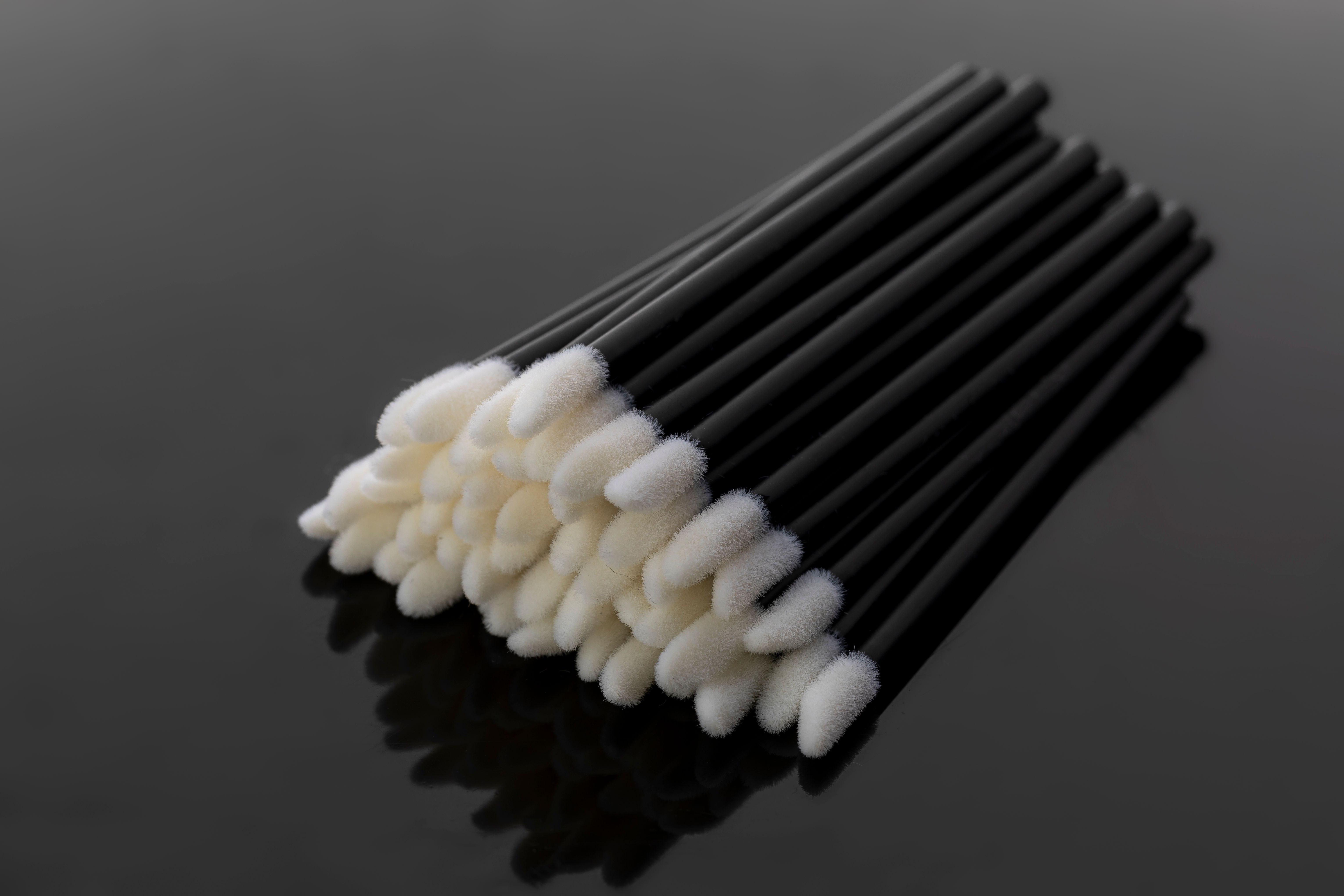 Lint free applicator wands