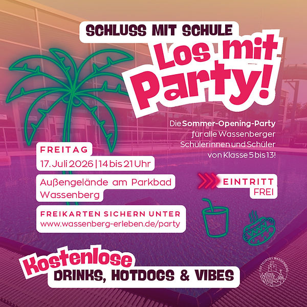 Titelfoto Schluss mit Schule - Los mit Party! (98 x 98 mm)-1.jpg