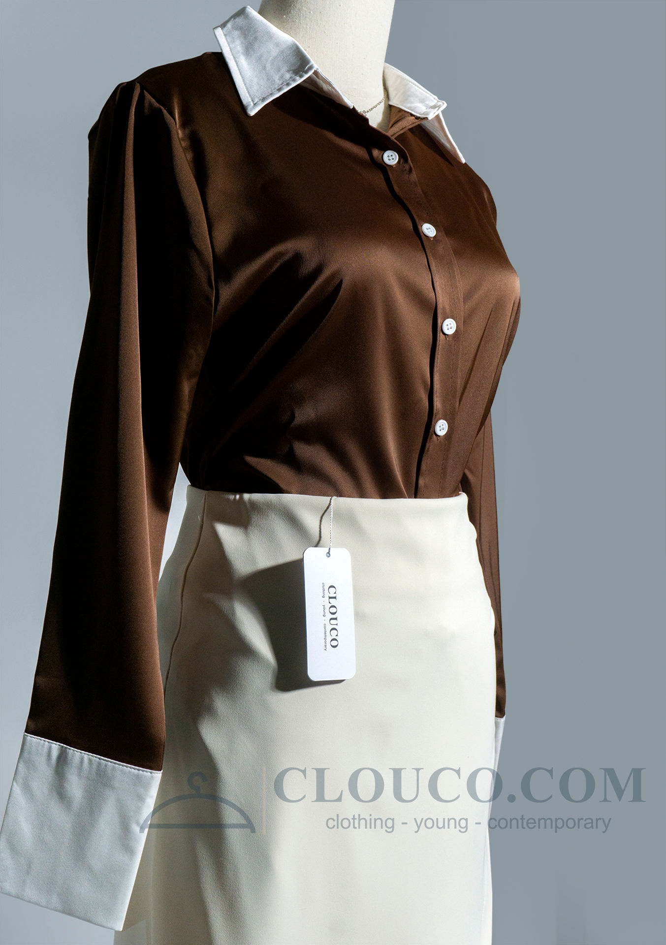 Váy Vest Nhún Eo Xẻ Tà