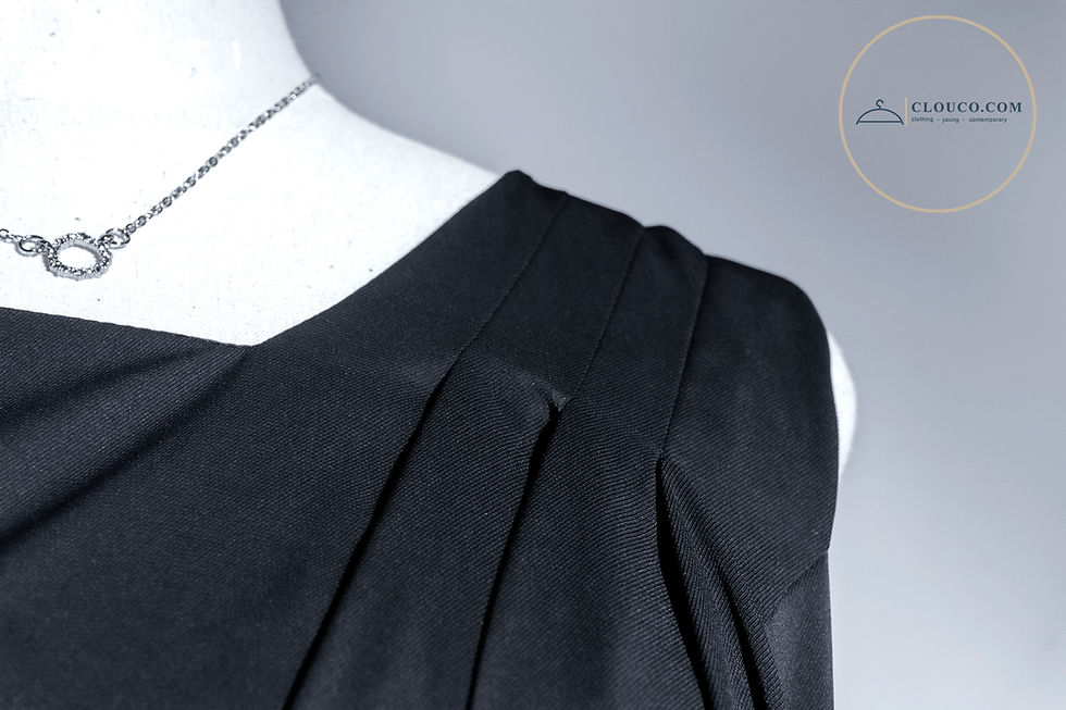 Hình thu nhỏ: Váy Trơn Kiểu Pháp Phong Cách Hepburn