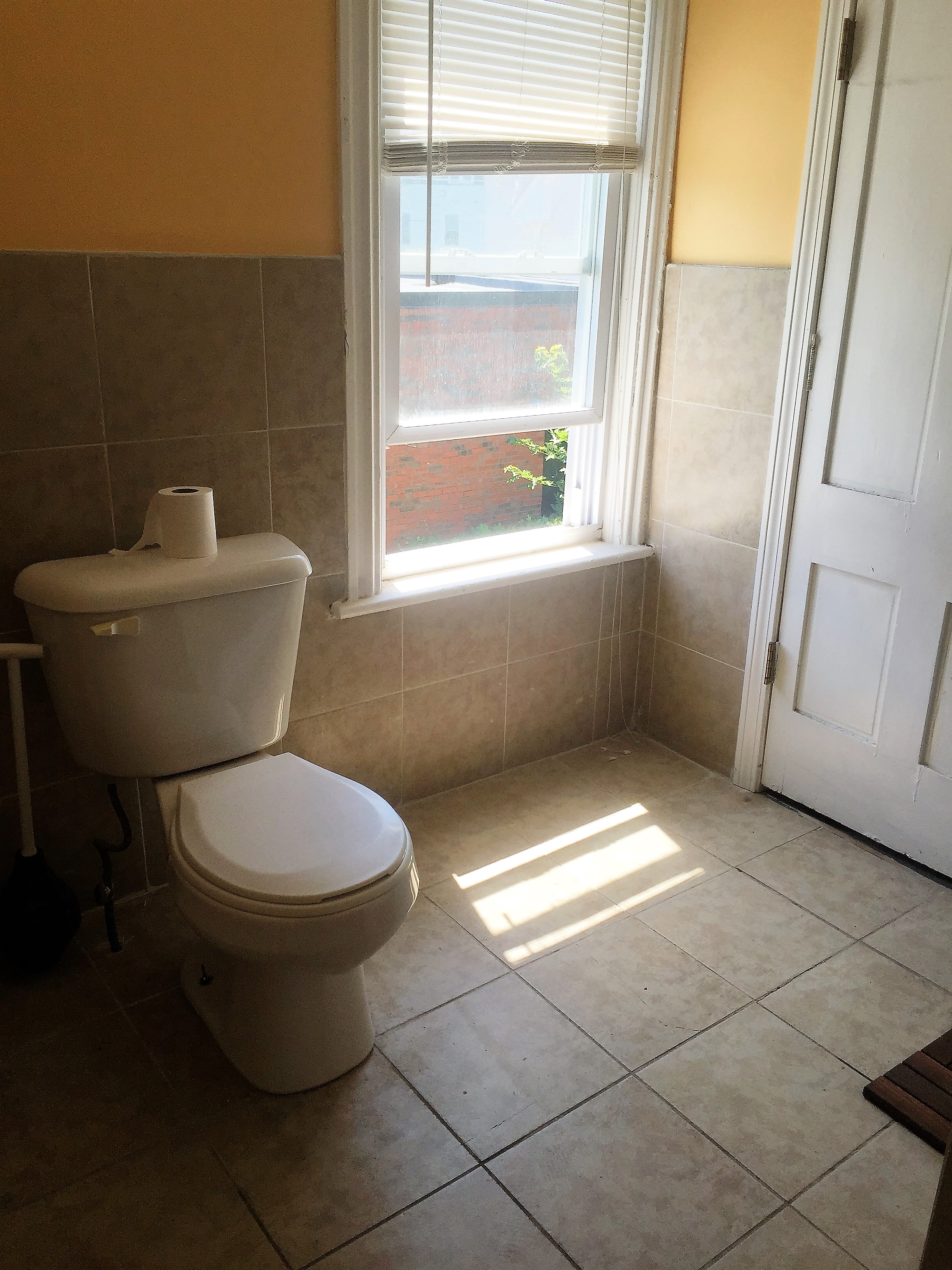 Clean toilets and showers