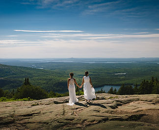 Wedding on Cadillac Mountain at Acadia National Park