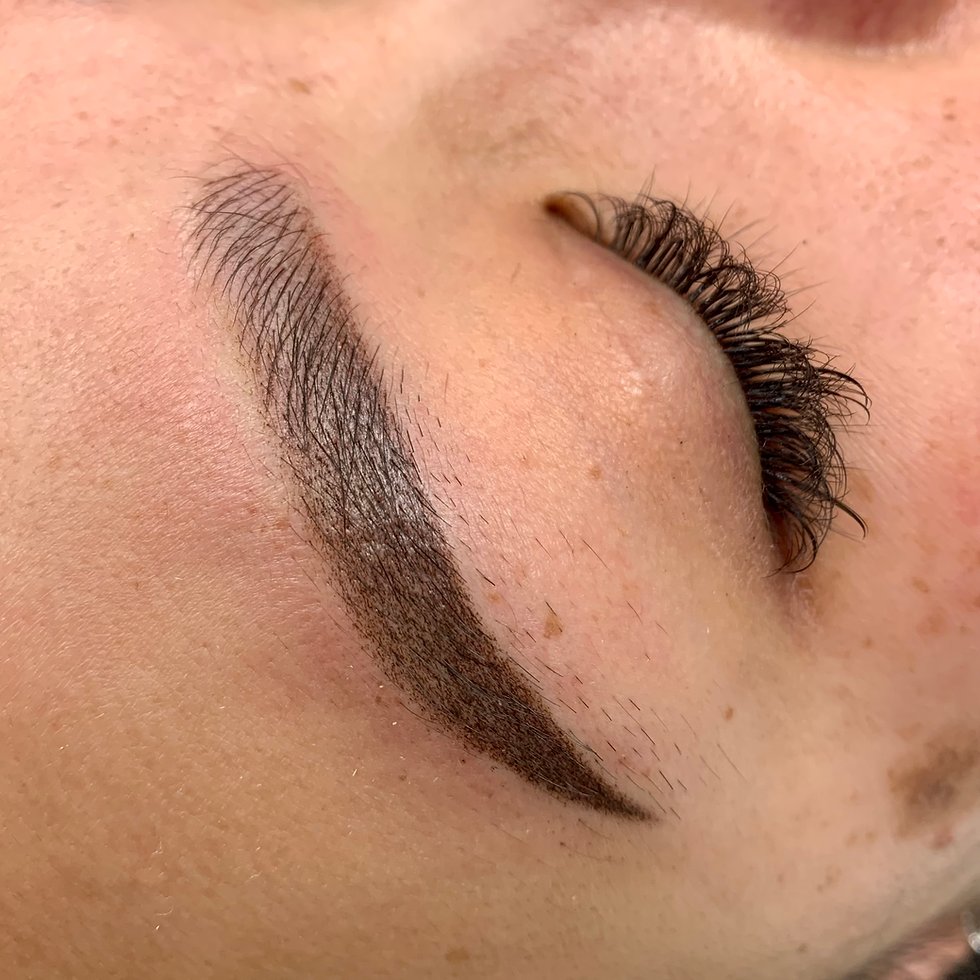microblading with shading
