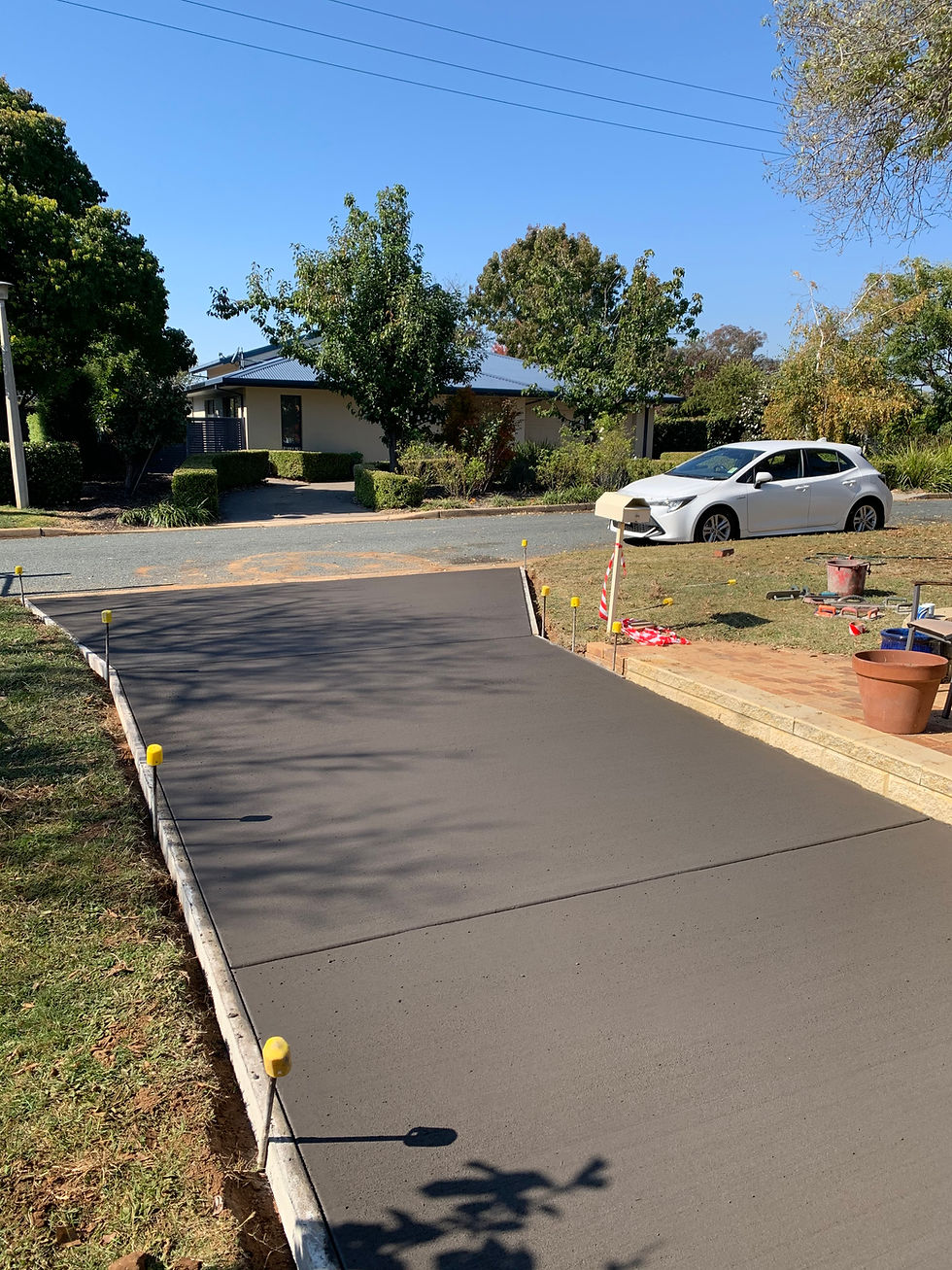 Driveway Completed by Atlas Concreting