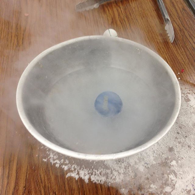 Racquetball in Liquid Nitrogen!