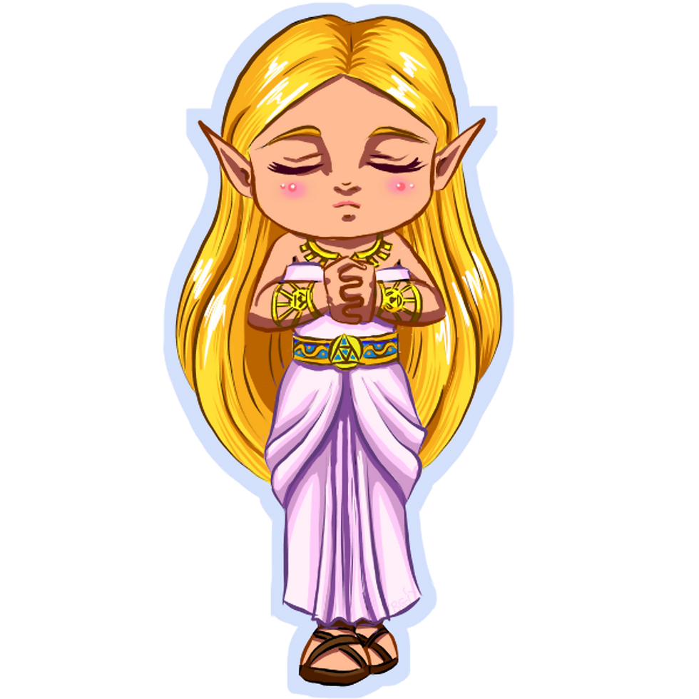Chibi Zelda Goddess