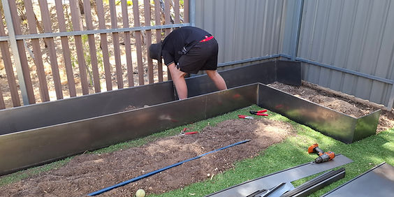 Raised Garden Bed Construction