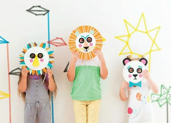 wilde dieren masker voor carnaval