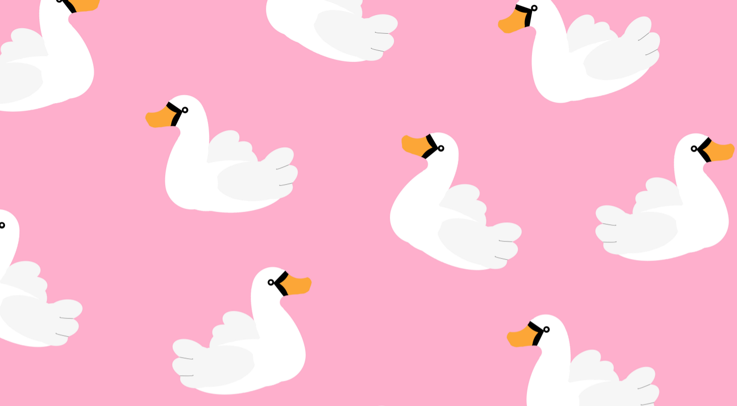 DIY gratis printable Zwaan inpakpapier