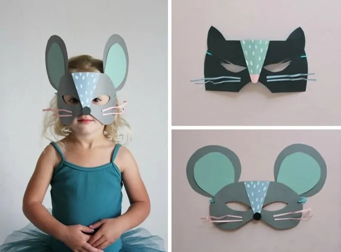 Muizen masker voor carnaval