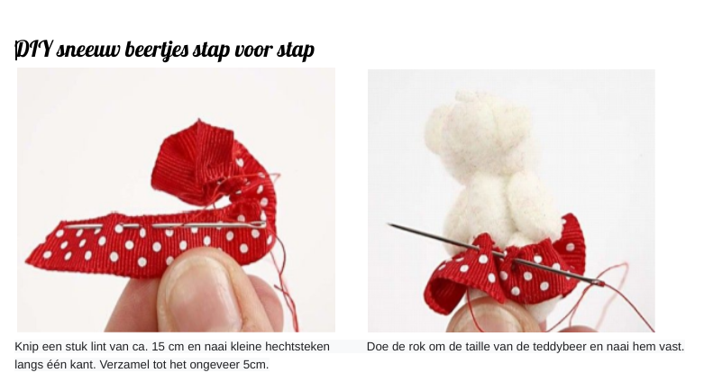 Thumbnail: Knutselpakket sneeuw beertjes *Limited Edition*