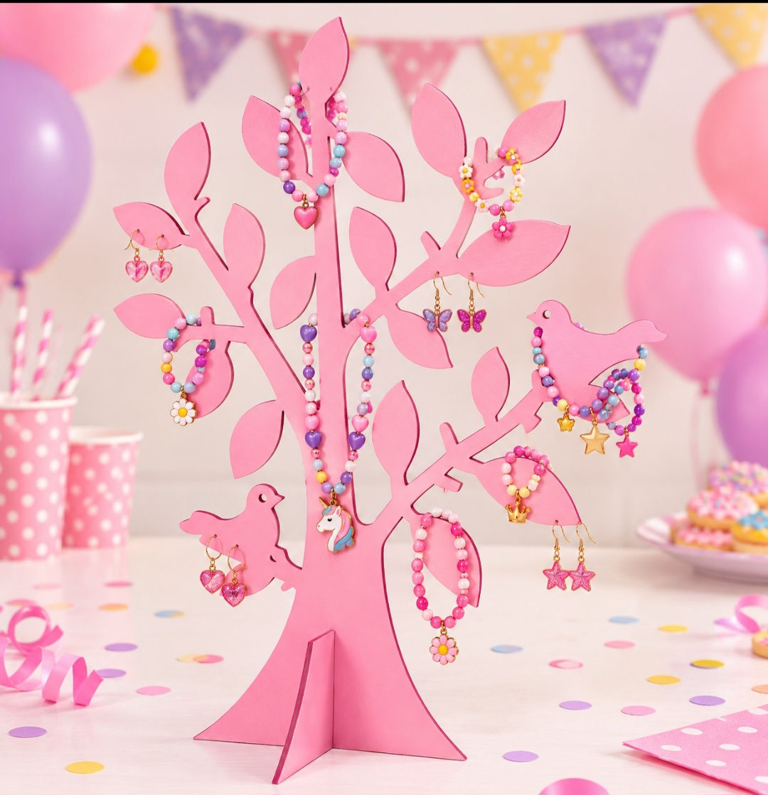 Kinderfeestje Maak je eigen sieraden boom 