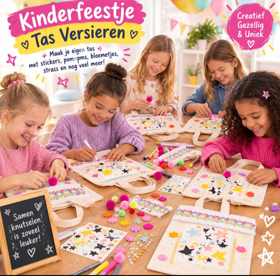 Kinderfeestje Tas versieren