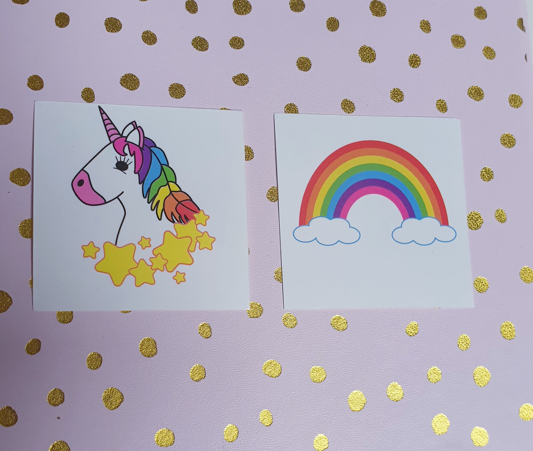 Tattoos Unicorn-regenboog