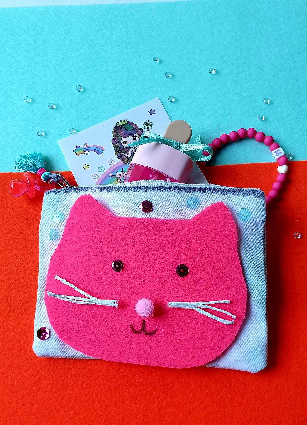 Thumbnail: Knutselpakket Kitty katten etui maken 