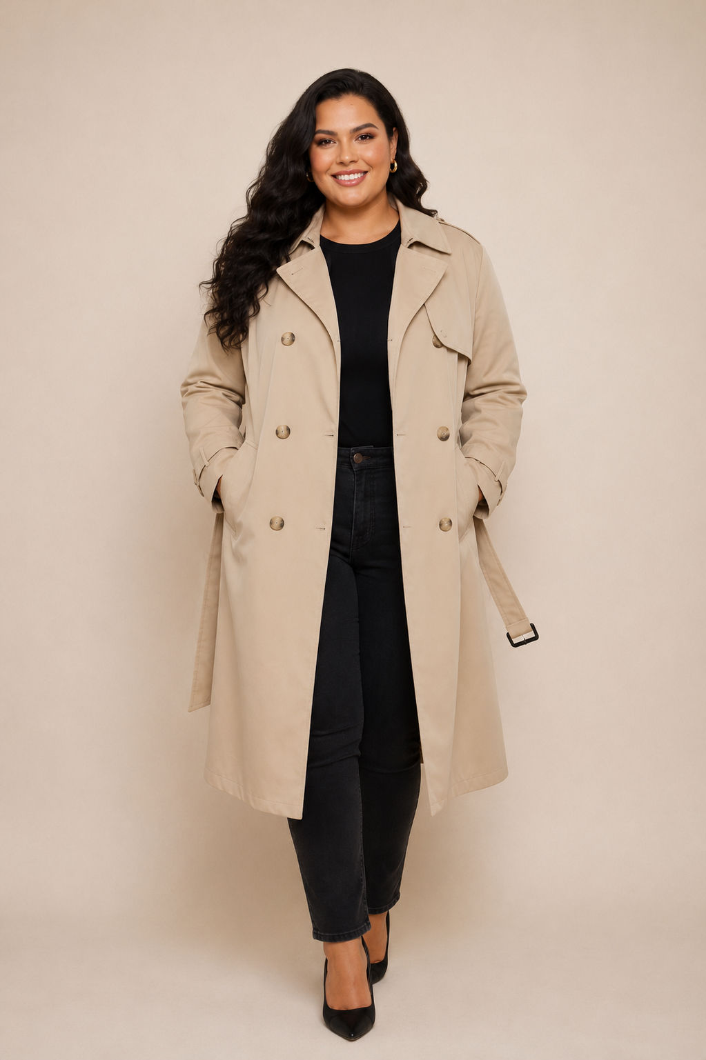 Trench beige Belle Taille